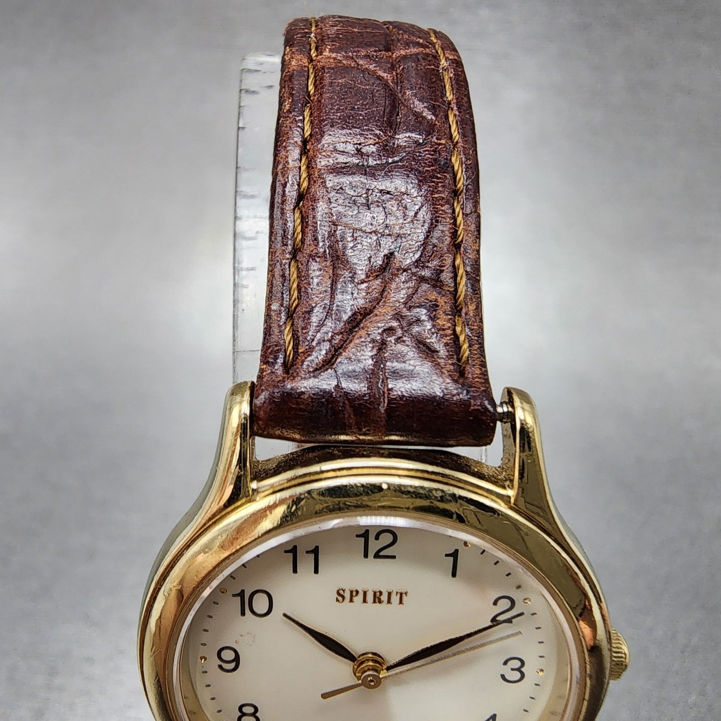 Seiko Spirit Watch Women 27mm White Dial Gold Tone 5e316c8a New Battery4