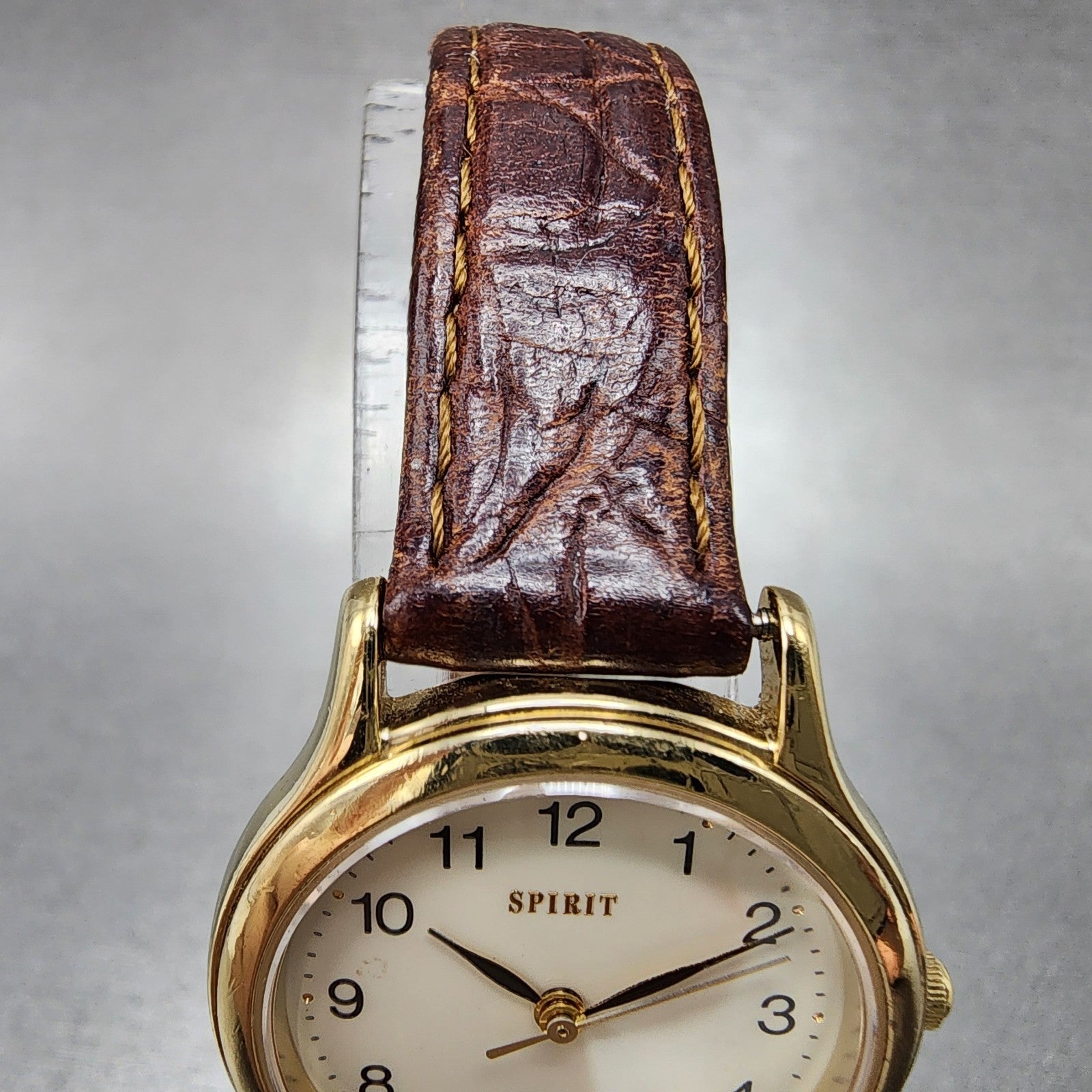 Seiko Spirit Watch Women 27mm White Dial Gold Tone 5e316c8a New Battery4