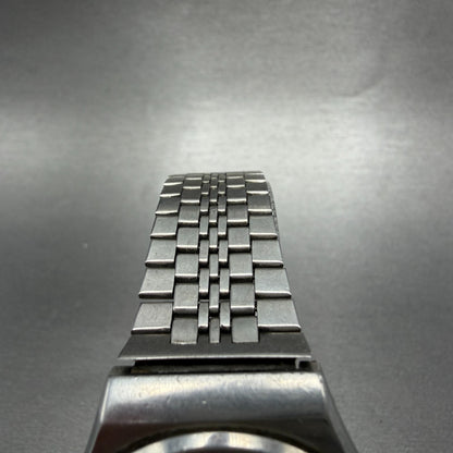 Seiko Silverwave Watch Men 35mm White Dial Steel Round 7121-7010 New Battery VTG4