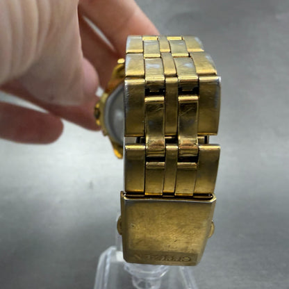 Citizen Analog Digital Watch Men 39mm White Dial Gold Tone C201-S78600 PARTS8