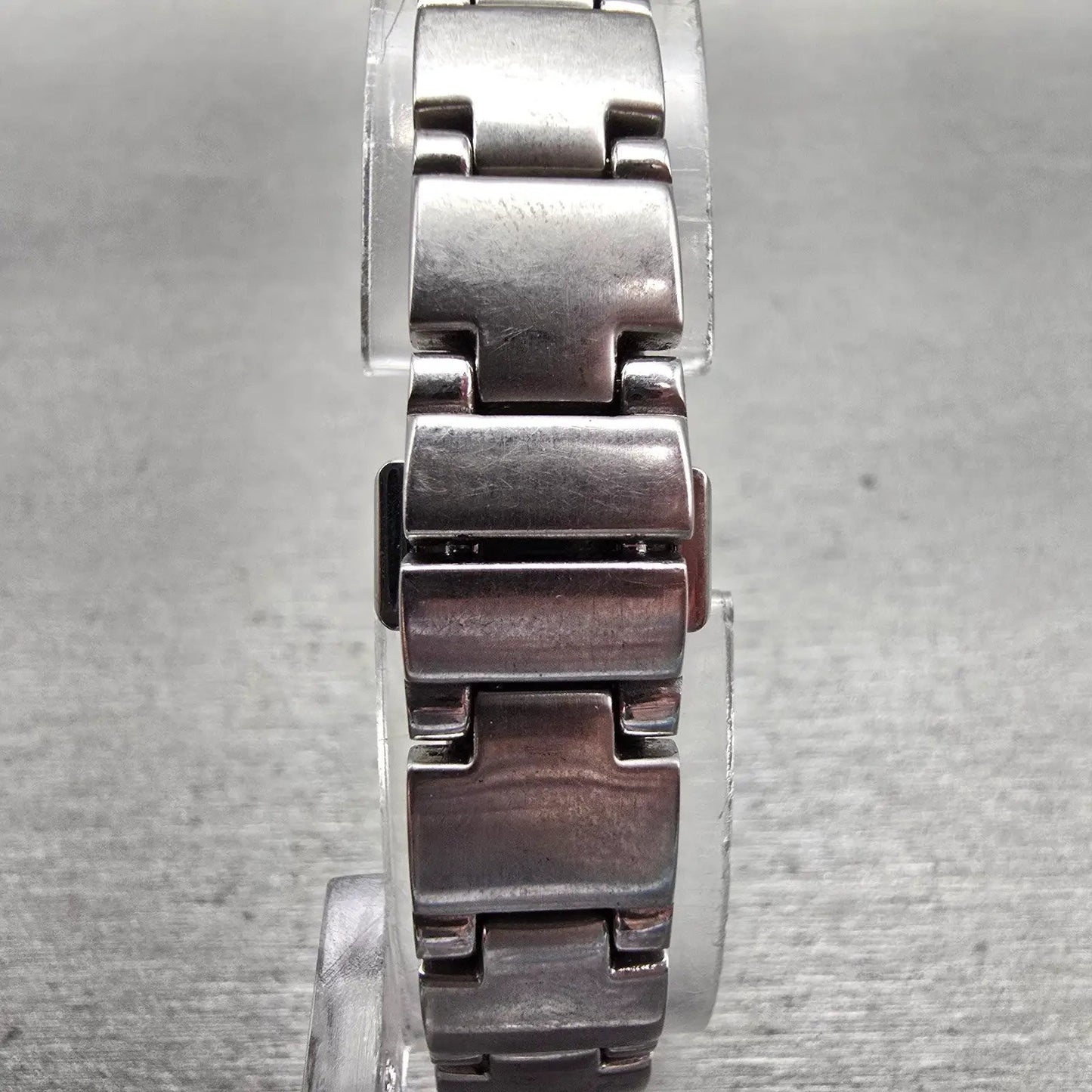 Seiko Watch Women 16mm White Dial Silver Tone Rectangle 1N00-0DC0 New Battery7