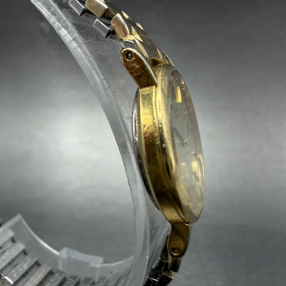 Seiko Watch Women 23mm Champagne Dial Gold Tone Round 1400-0049 New Battery3