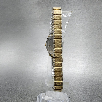 Seiko Tank Watch Women 17mm White Dial Gold Tone 23206559 Roman New Battery7