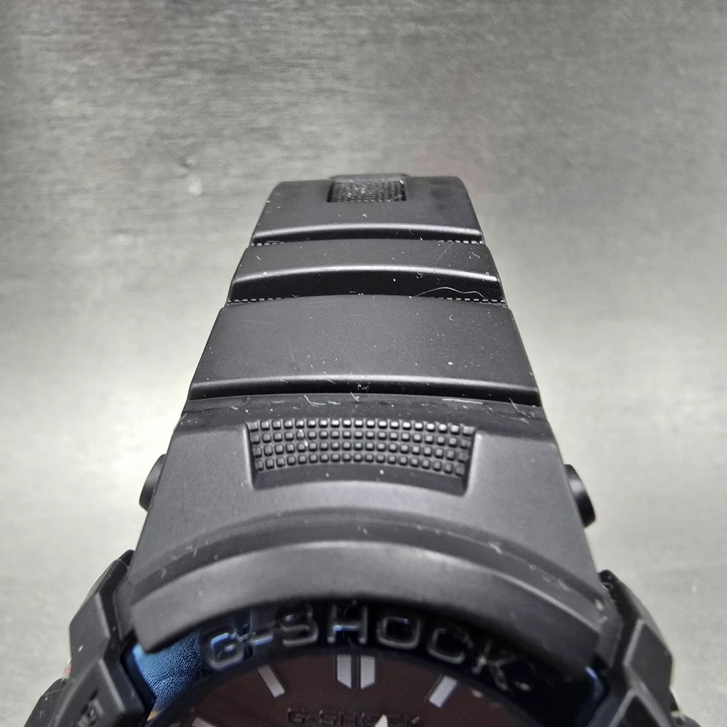 Casio G-Shock AWG-M100A Watch Men 47mm Black Blue Alarm Chrono Solar Works4