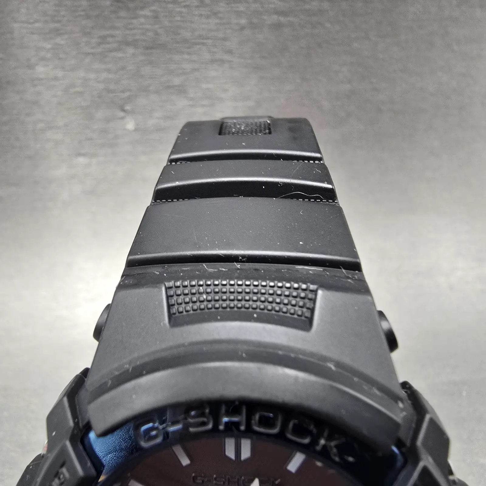 Casio G-Shock AWG-M100A Watch Men 47mm Black Blue Alarm Chrono Solar Works4