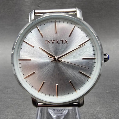 Invicta Angel Watch Women 38mm Silver Dial Silver Tone Round 31068 New Battery0