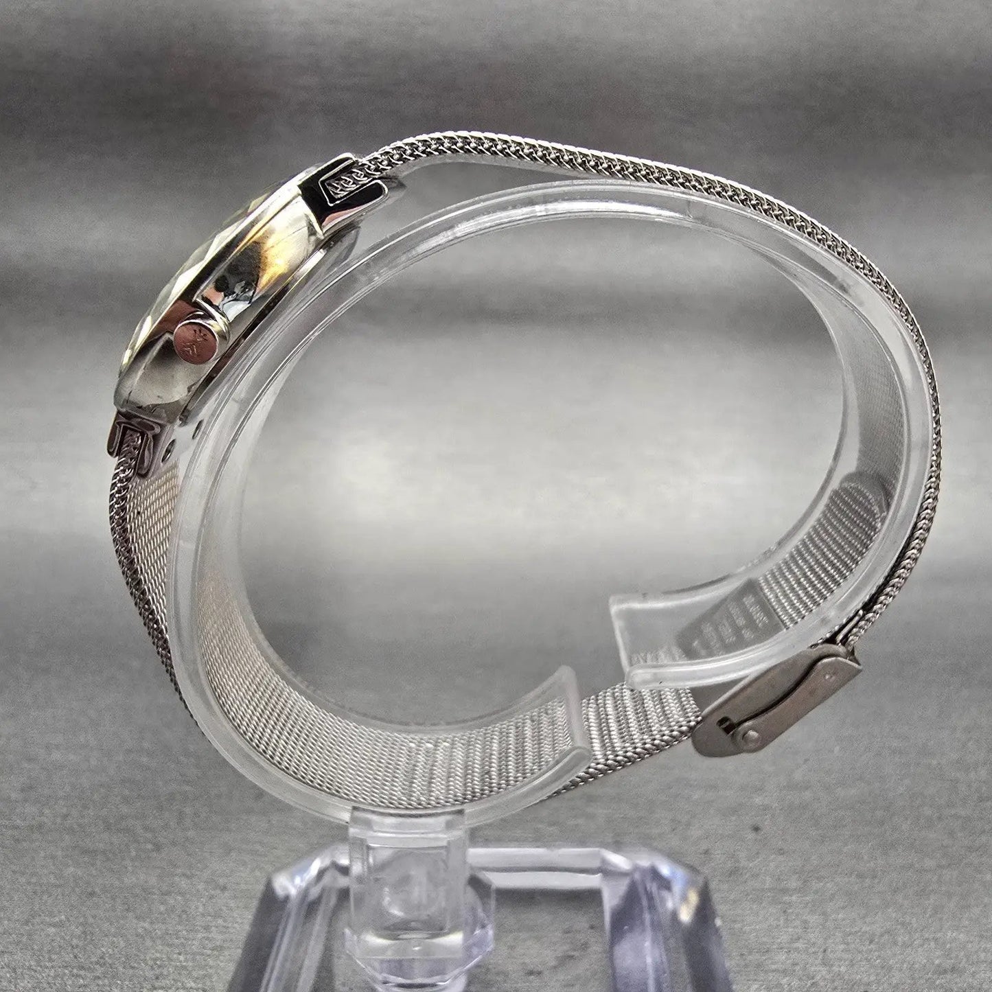 Skagen Leonora Watch Women 25mm Silver Dial Two Tone Round 456SGS1 New Battery6