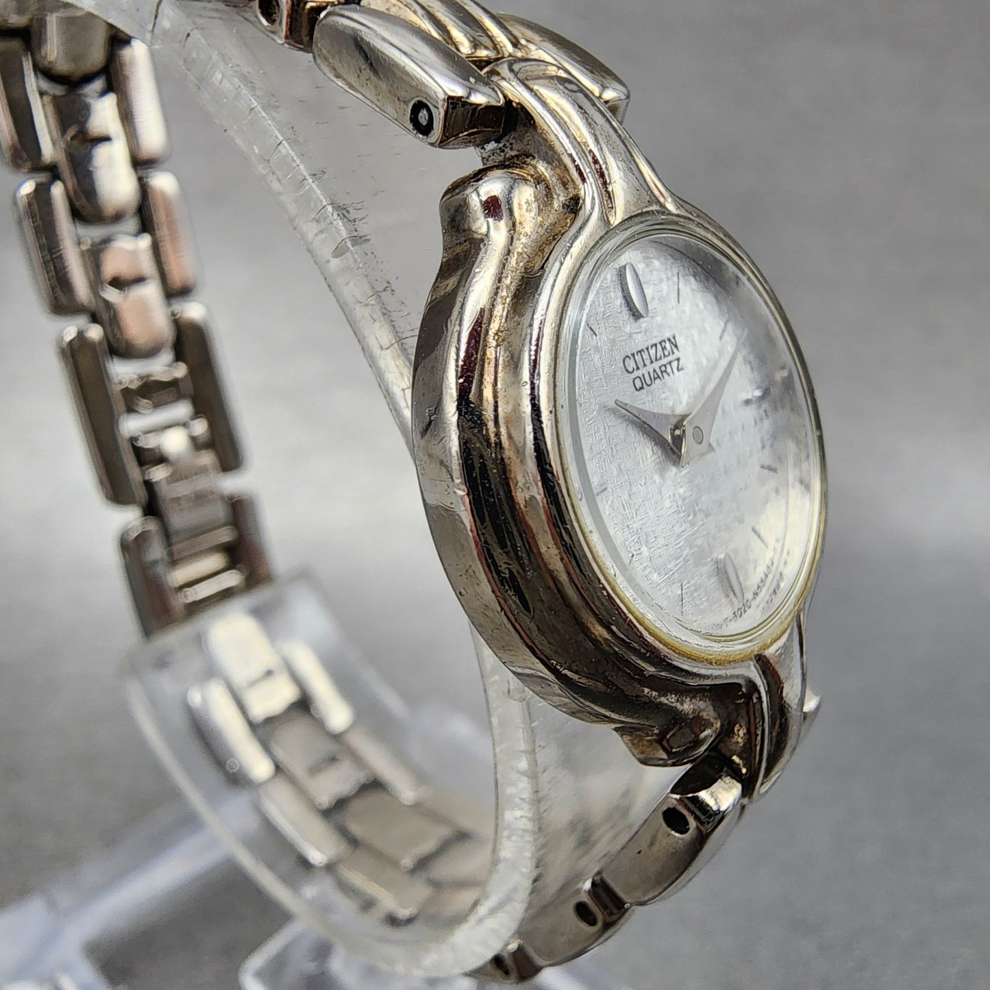 Citizen Watch Women 20mm Silver Dial Silver Tone Round 5920S57707 New Battery3