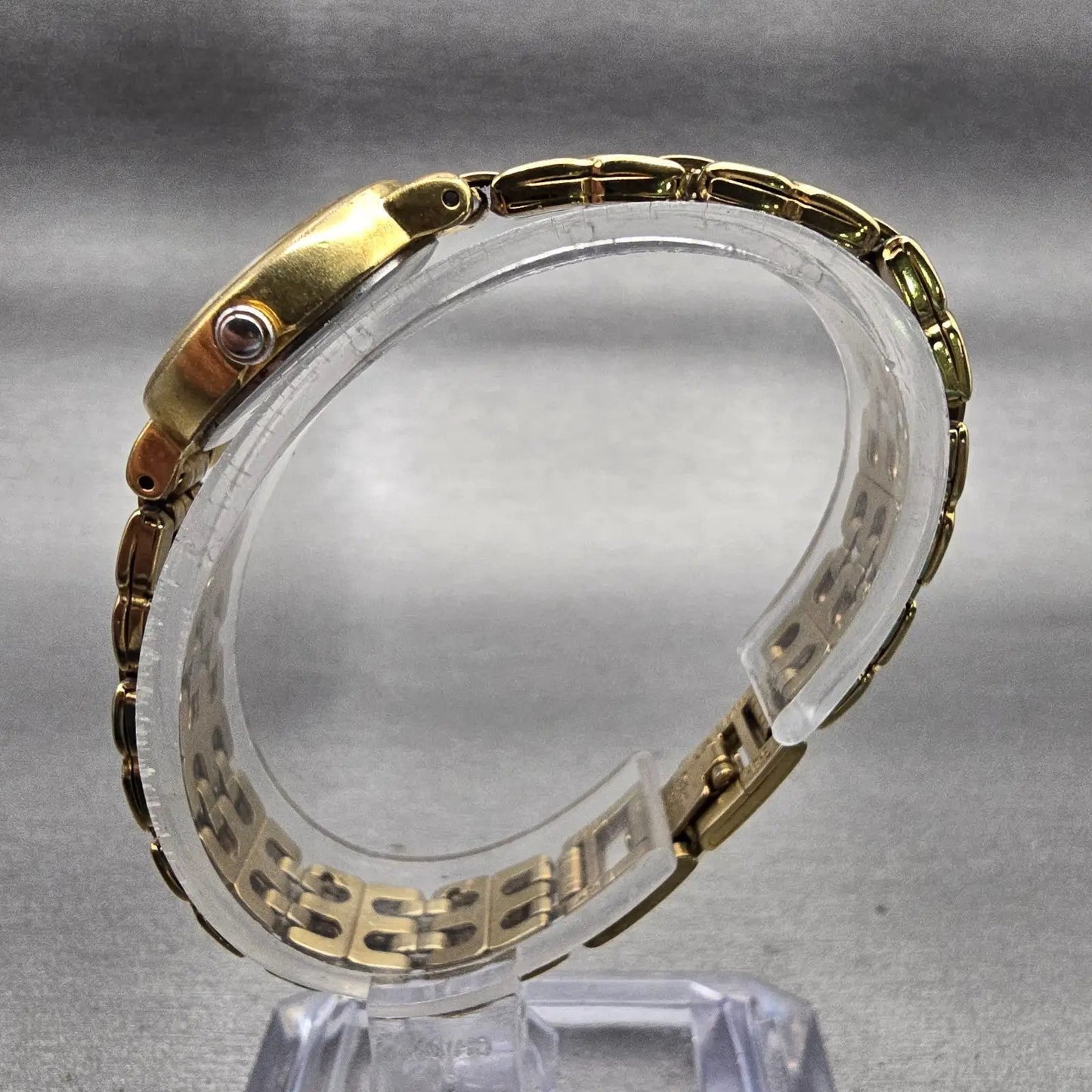 Seiko Watch Women 21mm Gold Dial Gold Tone Round 1N00-1E09 New Battery Vintage6
