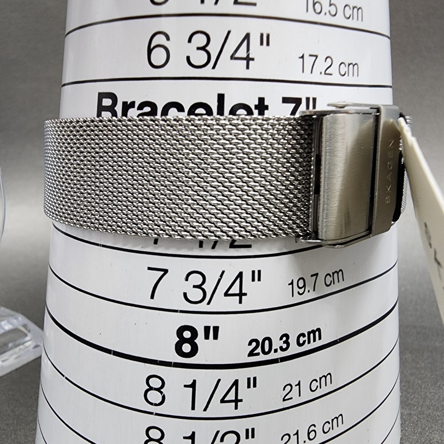 Skagen Freja Watch Women 34mm White Dial Steel Round Mesh Band SKW2823 NWT11