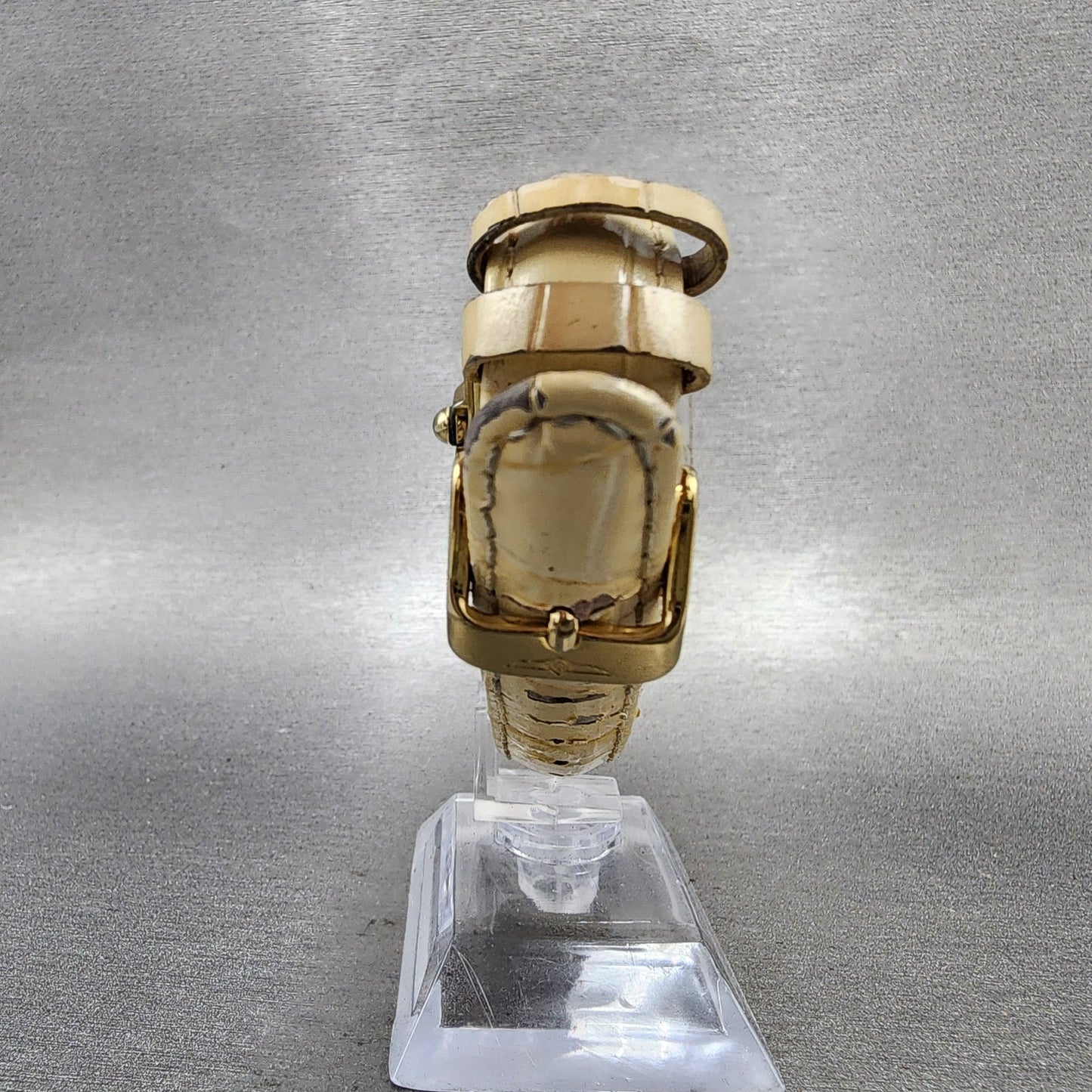 Invicta Lupah Watch Women 26mm MOP Dial Gold Tone Oval 0160 New Battery7
