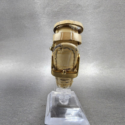 Invicta Lupah Watch Women 26mm MOP Dial Gold Tone Oval 0160 New Battery7