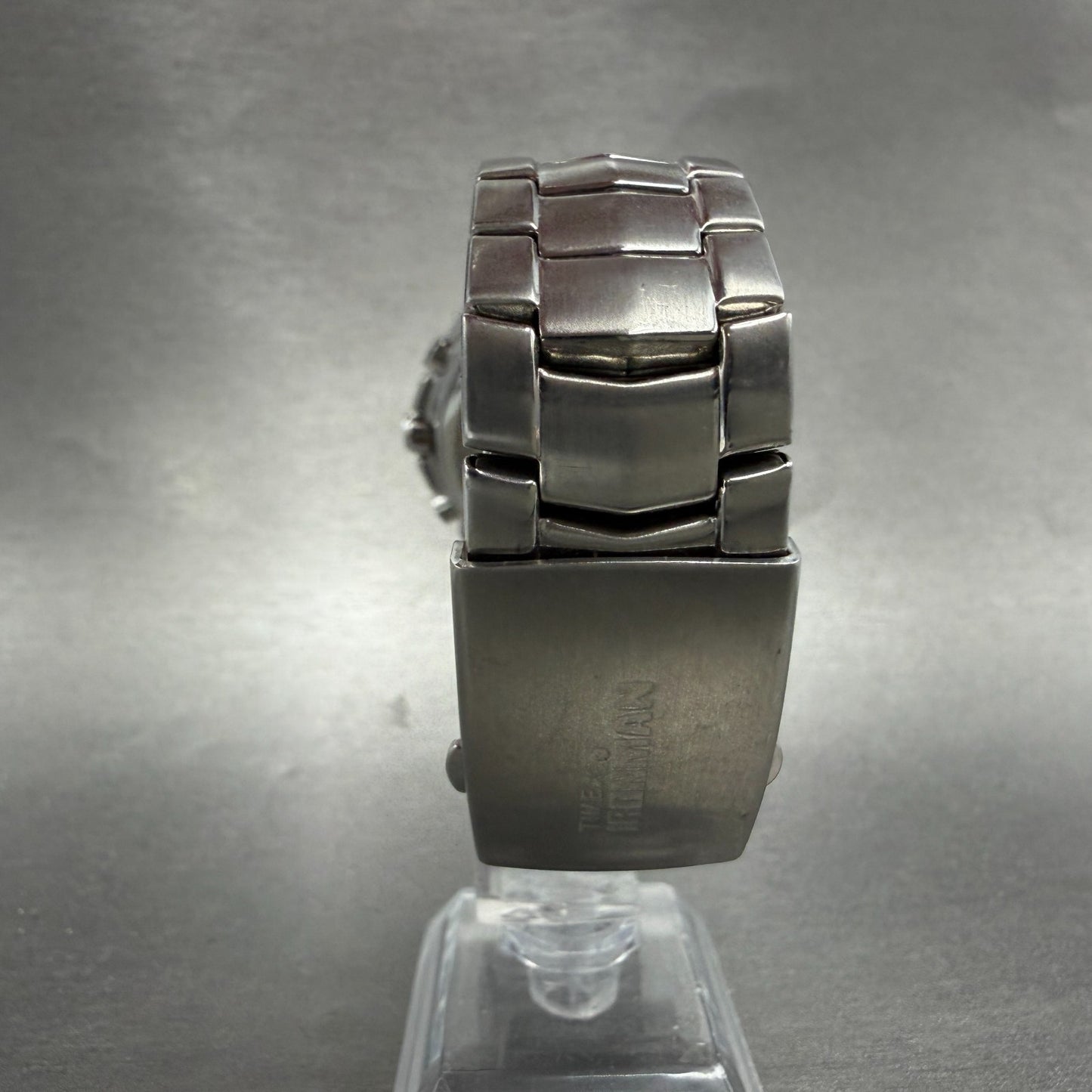 Timex Expedition Watch Men 42mm Steel Ana Digi Alarm Chrono Round T56371 NewBatt6