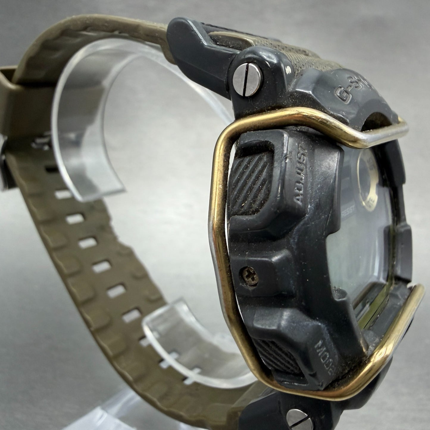 Casio G-Shock GD-400 Watch Men 48mm Digital Black Green Alarm Chrono New Batt AB3