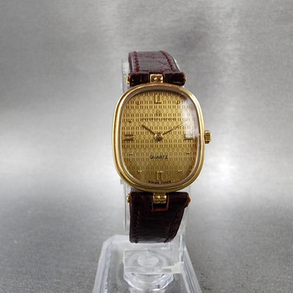 Universal Geneve Watch Women 20mm Gold Dial Gold Tone Oval 516.612 PARTS6