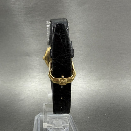 Raymond Weil Othello Watch Women 24mm Black Dial Gold Tone Round 1272 New Batt7