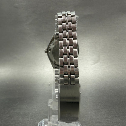 Seiko Automatic Watch Women 27mm Green Dial Silver Tone Daydate 2206-0340 PARTS8