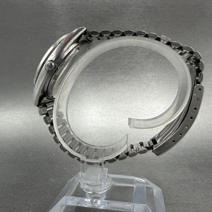 Seiko SQ Railroad Approved Watch Men 34mm White Dial Steel Daydate New Battery6