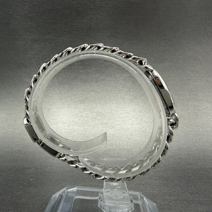 Seiko Watch Women 13mm Silver Dial Silver Tone Oval 2E20-6269 New Battery8