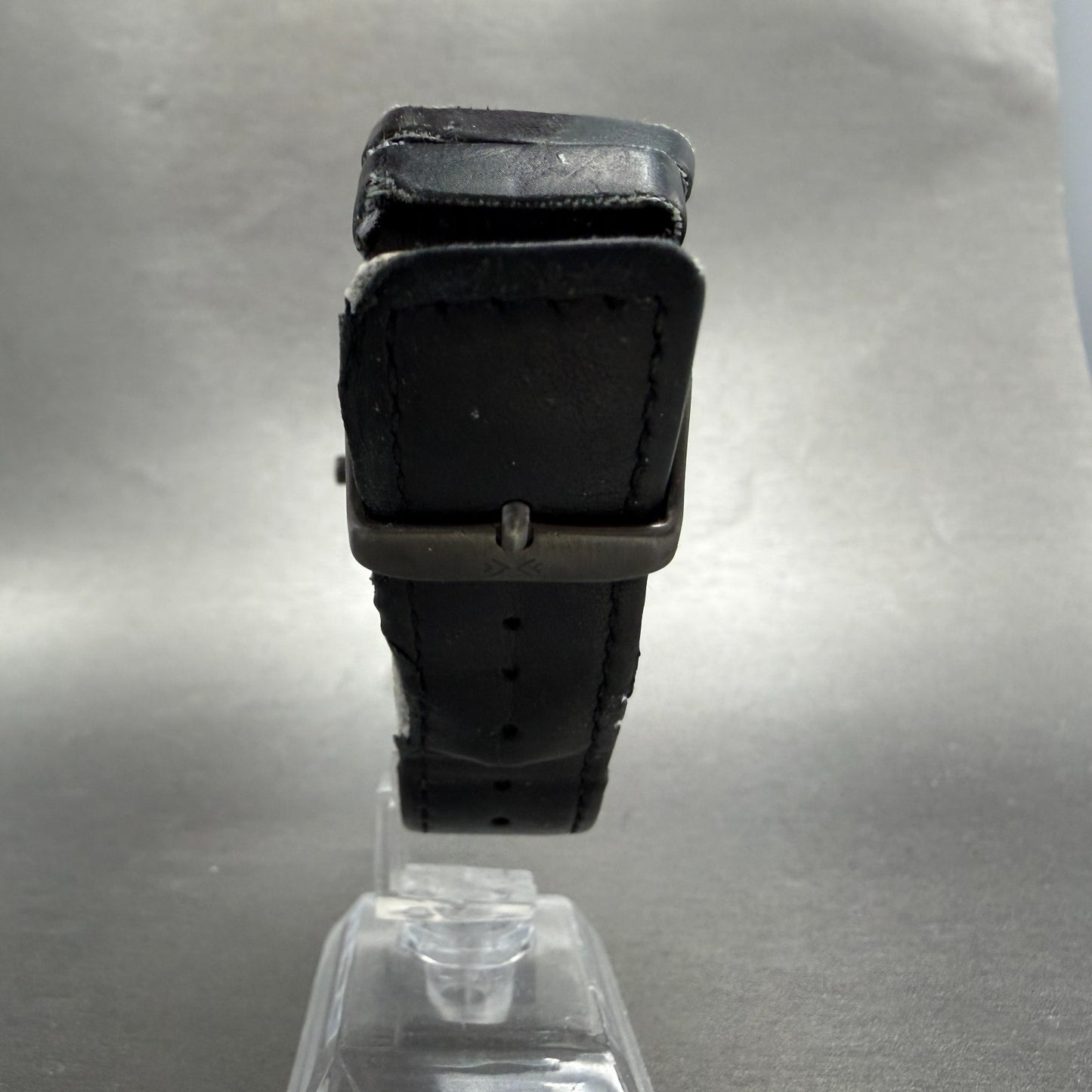 Skagen Watch Men 38mm Black Dial Gray Tone Date Round 124XLMLBC New Battery7