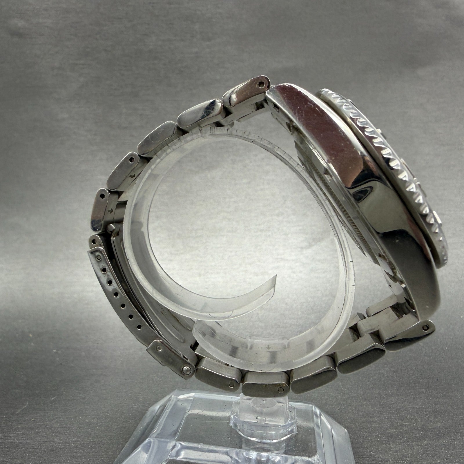 Invicta Chronograph Dive Watch men 44mm Silver Dial Steel Date 3197 New Batt8