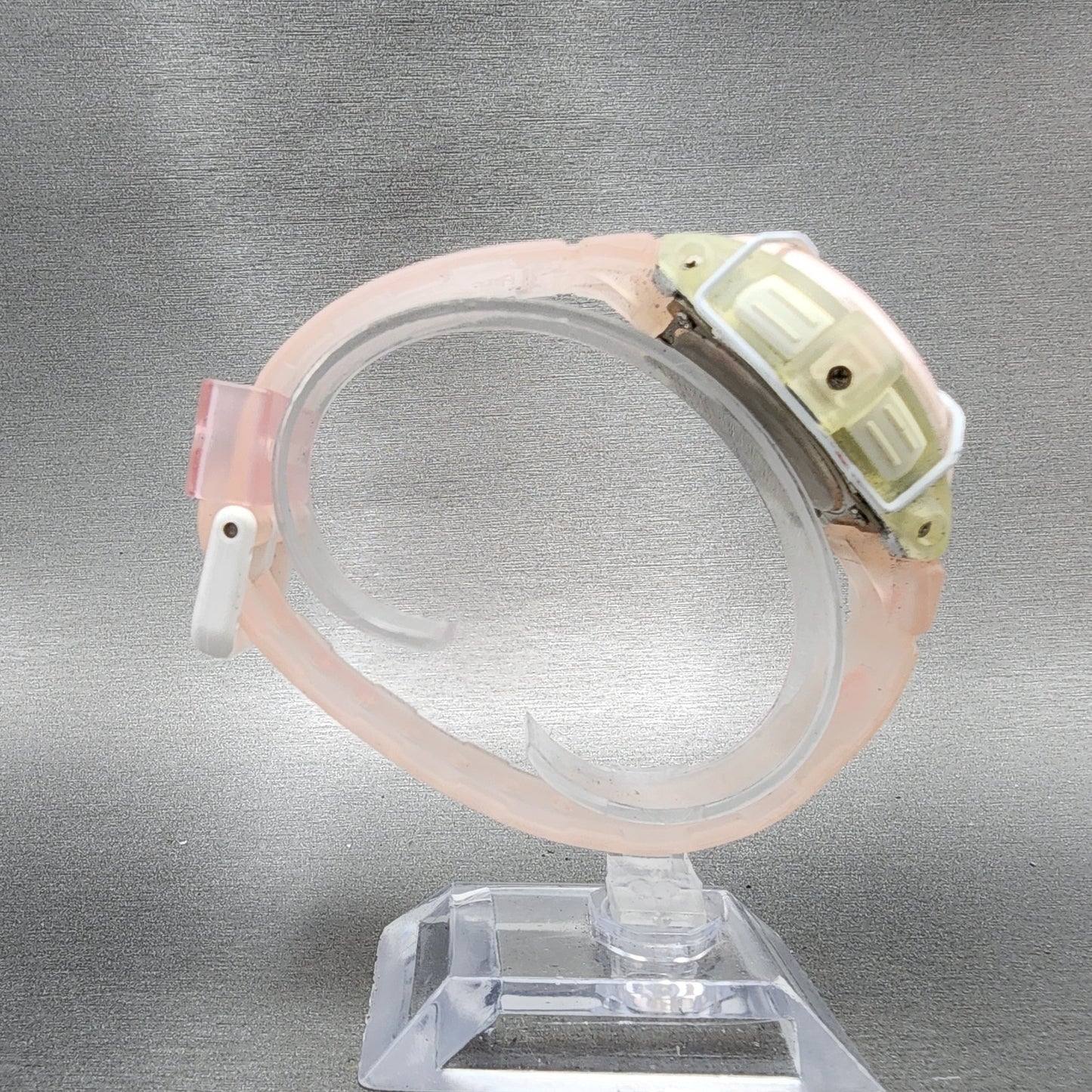Casio BabyG Watch Women 42mm Digital Pink Clear Alarm Chrono BGT110 Pinga8