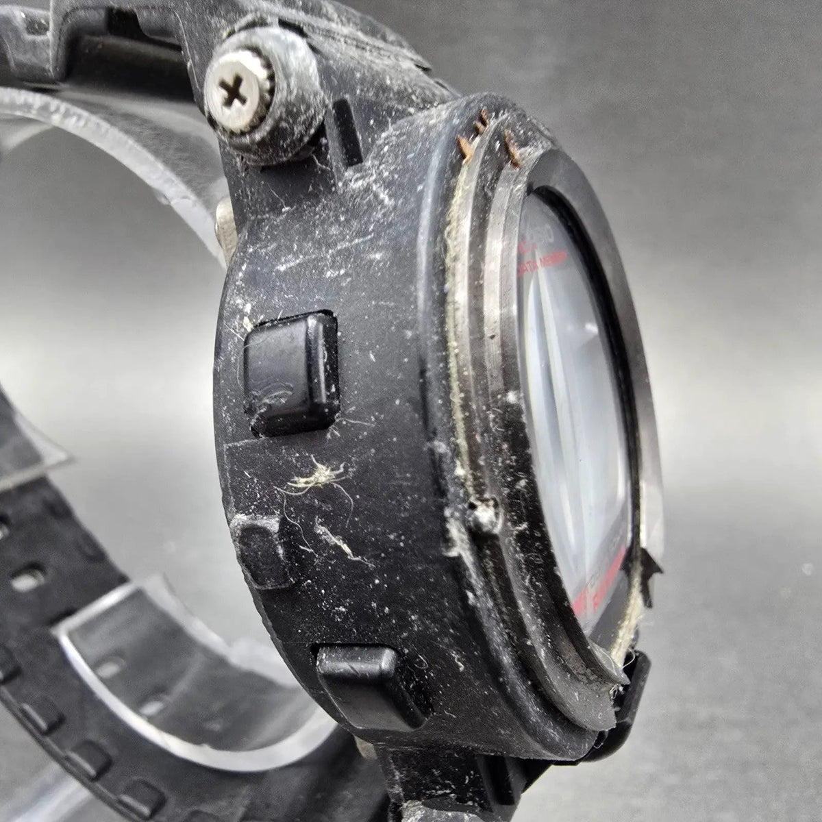 Casio G-Shock Rayman DW-9300 Watch Men 43mm Black Titanium Solar Chrono PARTS 904