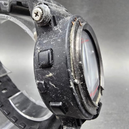 Casio G-Shock Rayman DW-9300 Watch Men 43mm Black Titanium Solar Chrono PARTS 904