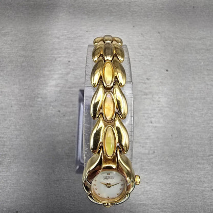 Citizen Elegance Watch Women 16mm MOP Dial Gold Tone Oval 3220-328311 New Batt4