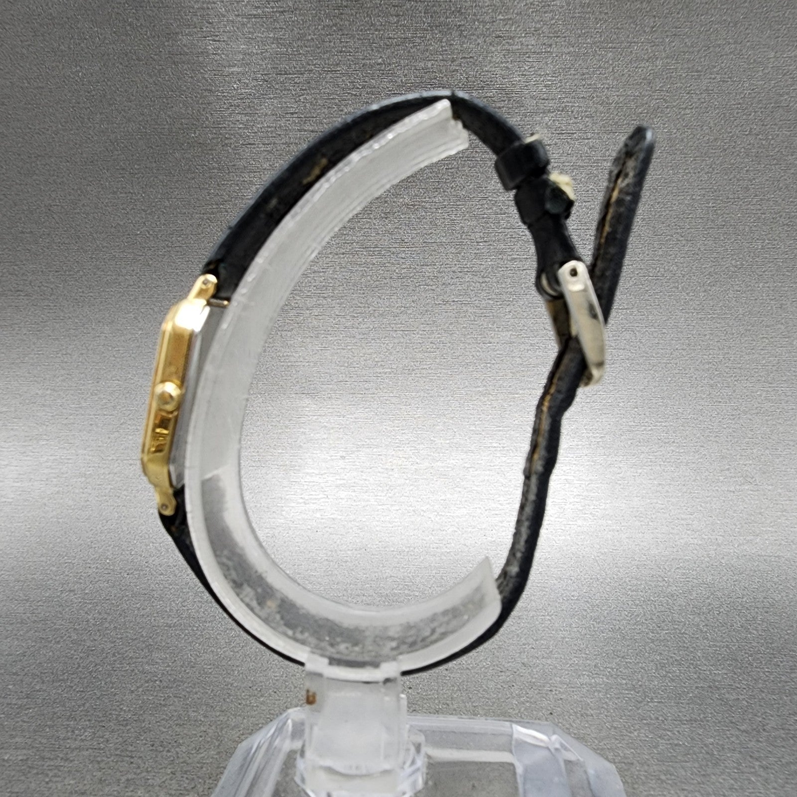 Seiko Watch Women 20mm Champagne Dial Gold Tone Octagon 73215410 New Battery6