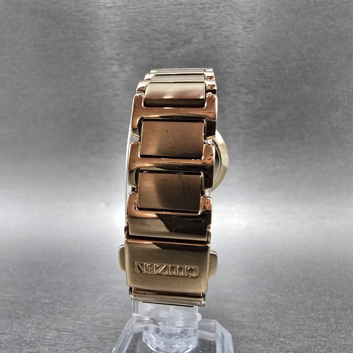 Citizen Silhouette Crystal Eco-Drive Watch Women 30mm MOP Dial Rose Gold Round z7