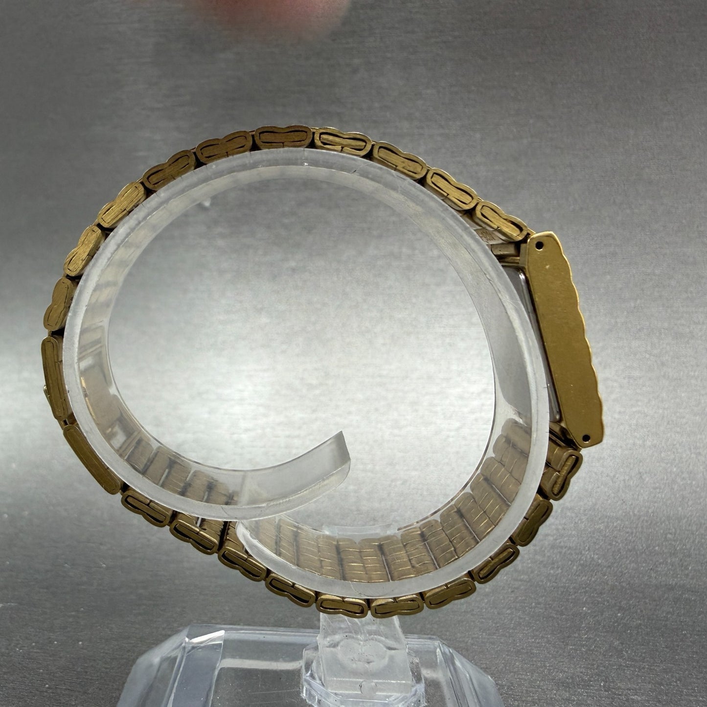 Seiko Tank Watch Women 16mm Black Dial Gold Tone Rectangle 1N00-6C09 New Battery8