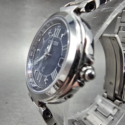 Citizen XC Solar Watch Women 28mm Blue Dial Steel Date Atomic H240-T019072 PARTS3