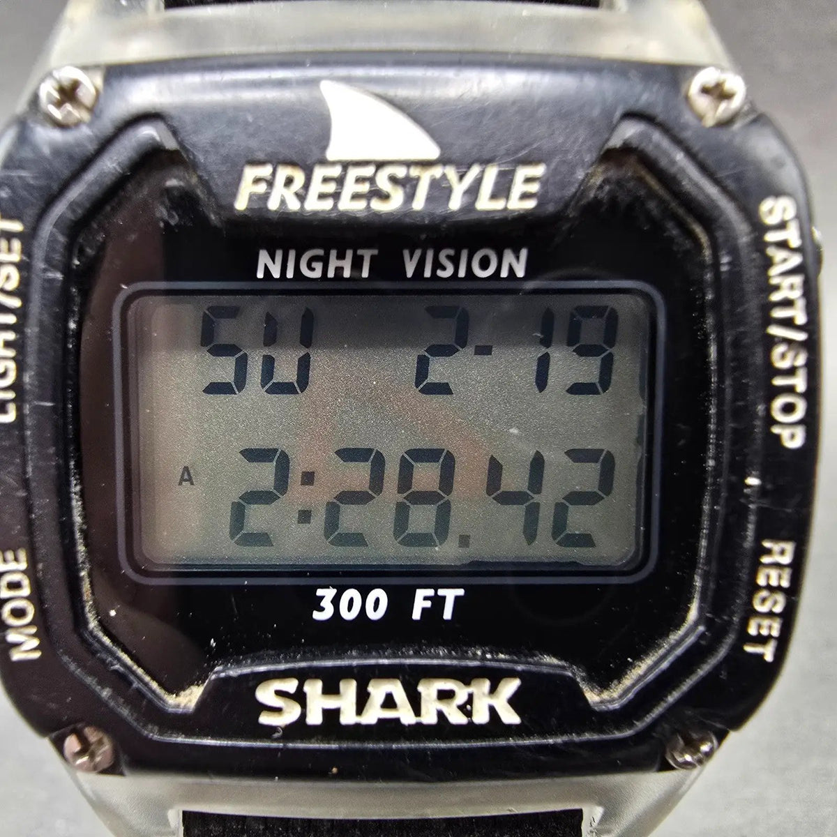 Freestyle Shark Watch Men 36mm Black Alarm Chrono Daydate Digital New Battery1