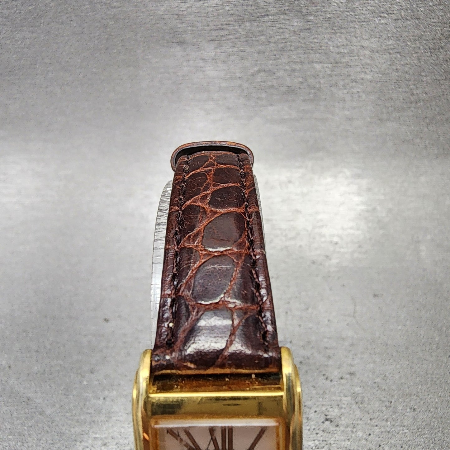 Hamilton Ardmore Reissue Watch Women 19mm Silver Dial Gold Tone 6266 New Battery4