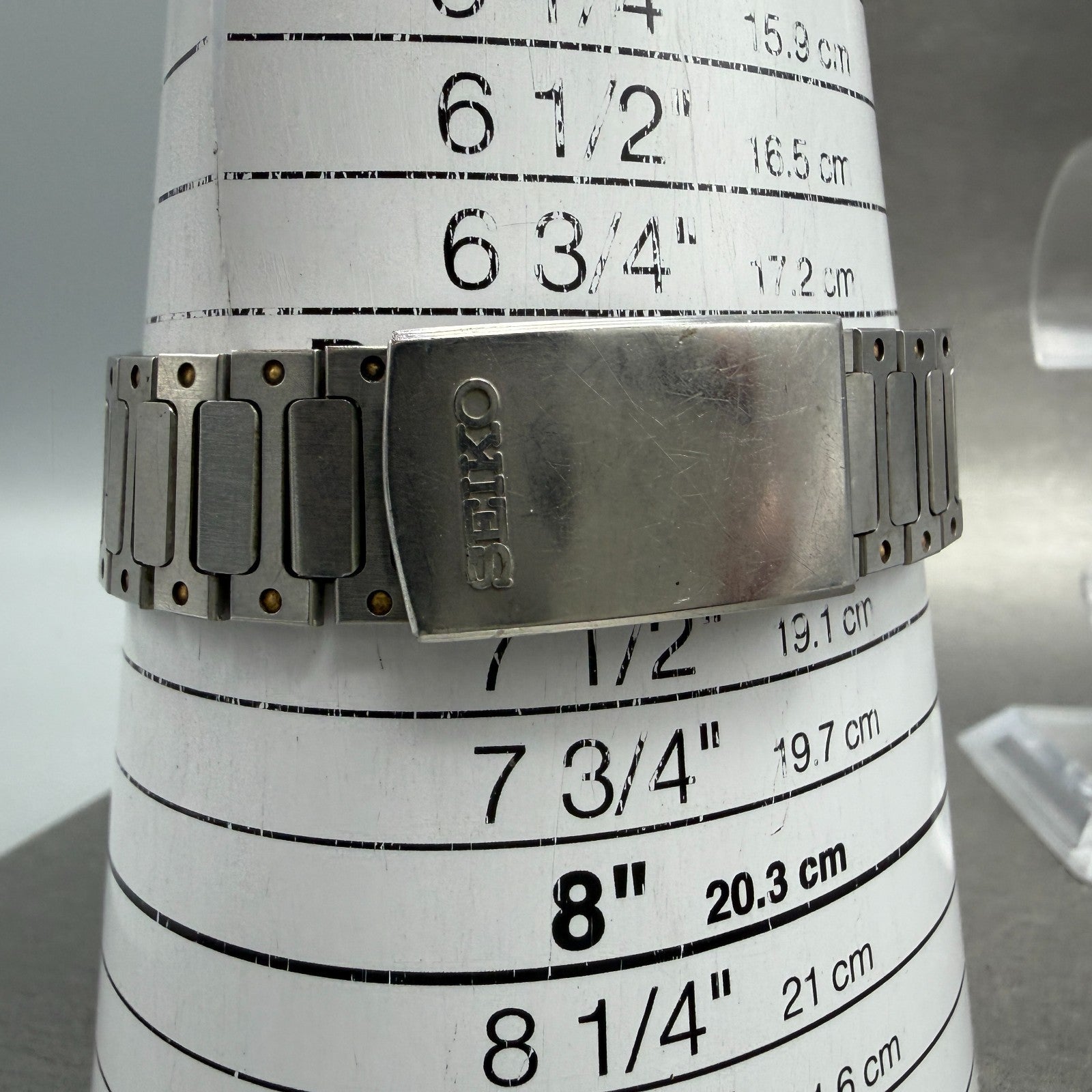 Seiko Analog Digital Watch Men 35mm Silver Dal Two Tone H357-5140 PARTS Vintage11