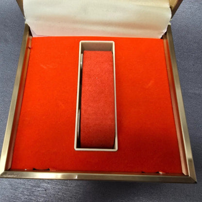 Hamilton Presentation Watch Box Case Orange Cream Vintage Square1