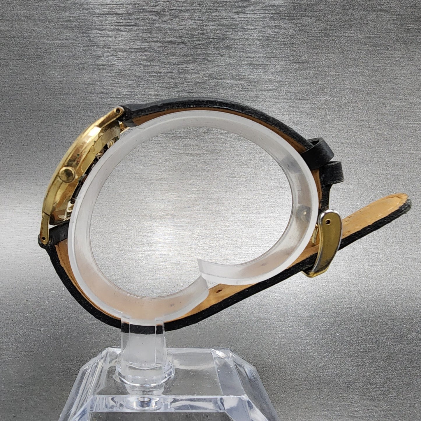 VTG Seiko Watch men 32mm Champagne Dial Gold Tone 26210140 PARTS7