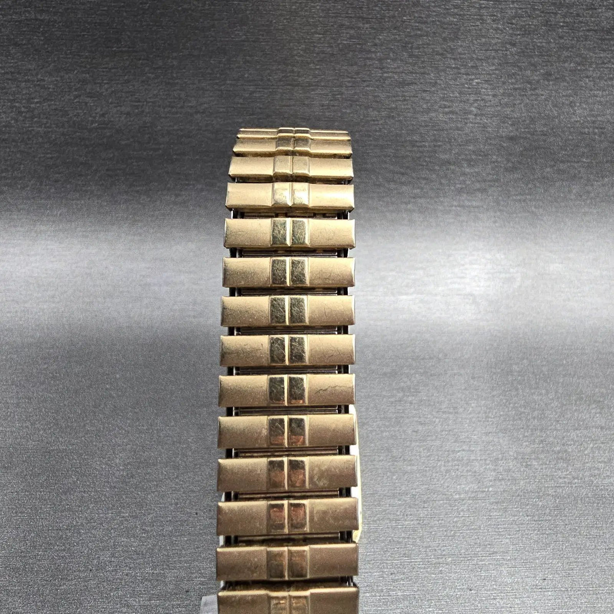 Seiko Watch Men 25mm Gold Dial Gold Tone Rectangle 5Y00-5000 New Battery7