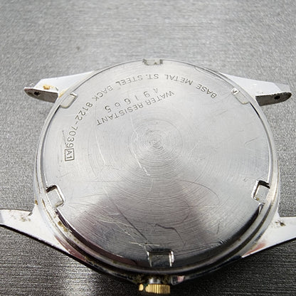 Seiko SQ Watch Men 35mm Gray Dial Two Tone Daydate READ!!! 81227039 New Battery6
