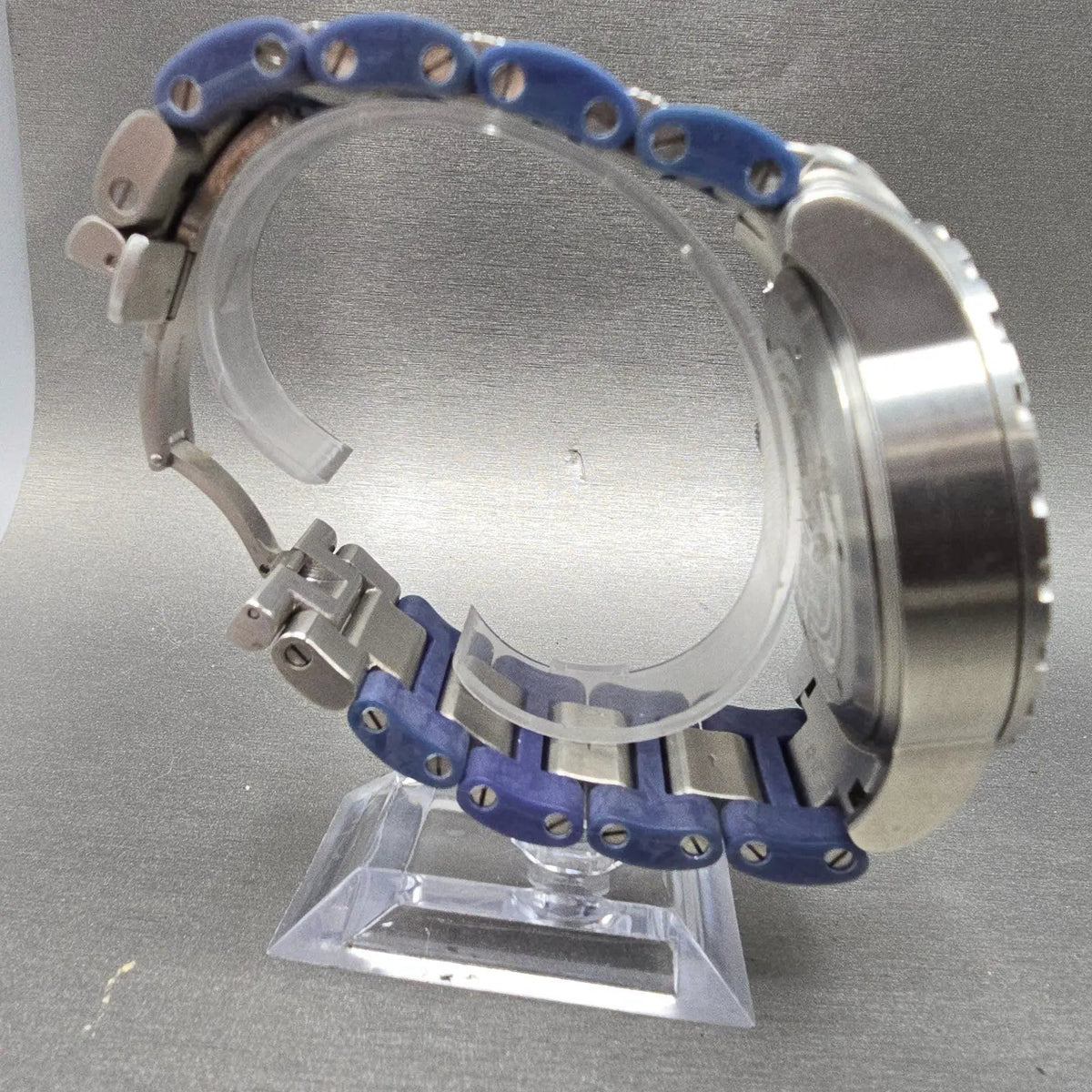 invicta corduba Watch Men 52mm Blue Dial Silver Tone Date Round 10606 New Batt8