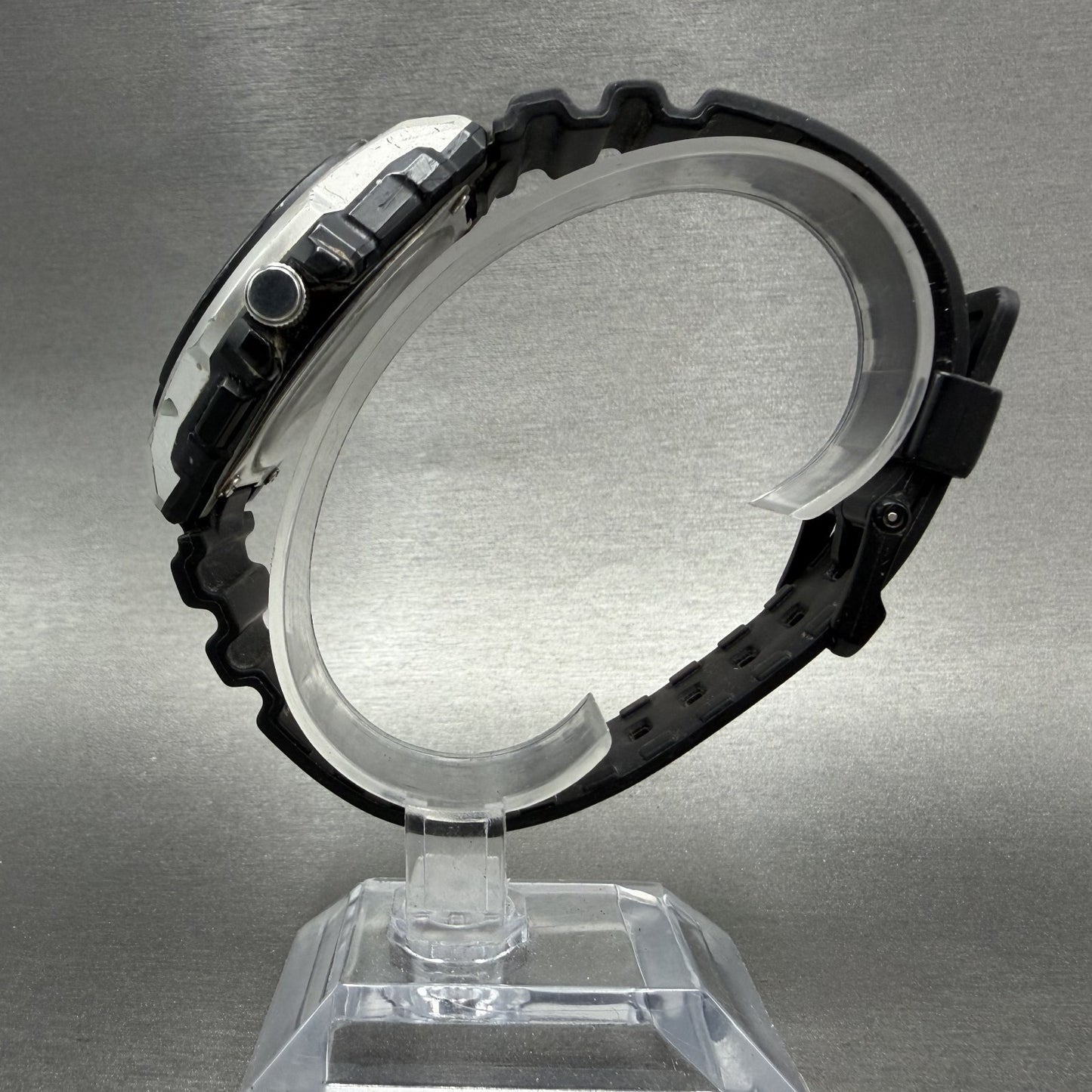 Casio Watch Men 44mm White Dial Black Tone Round MWC100H New Battery6