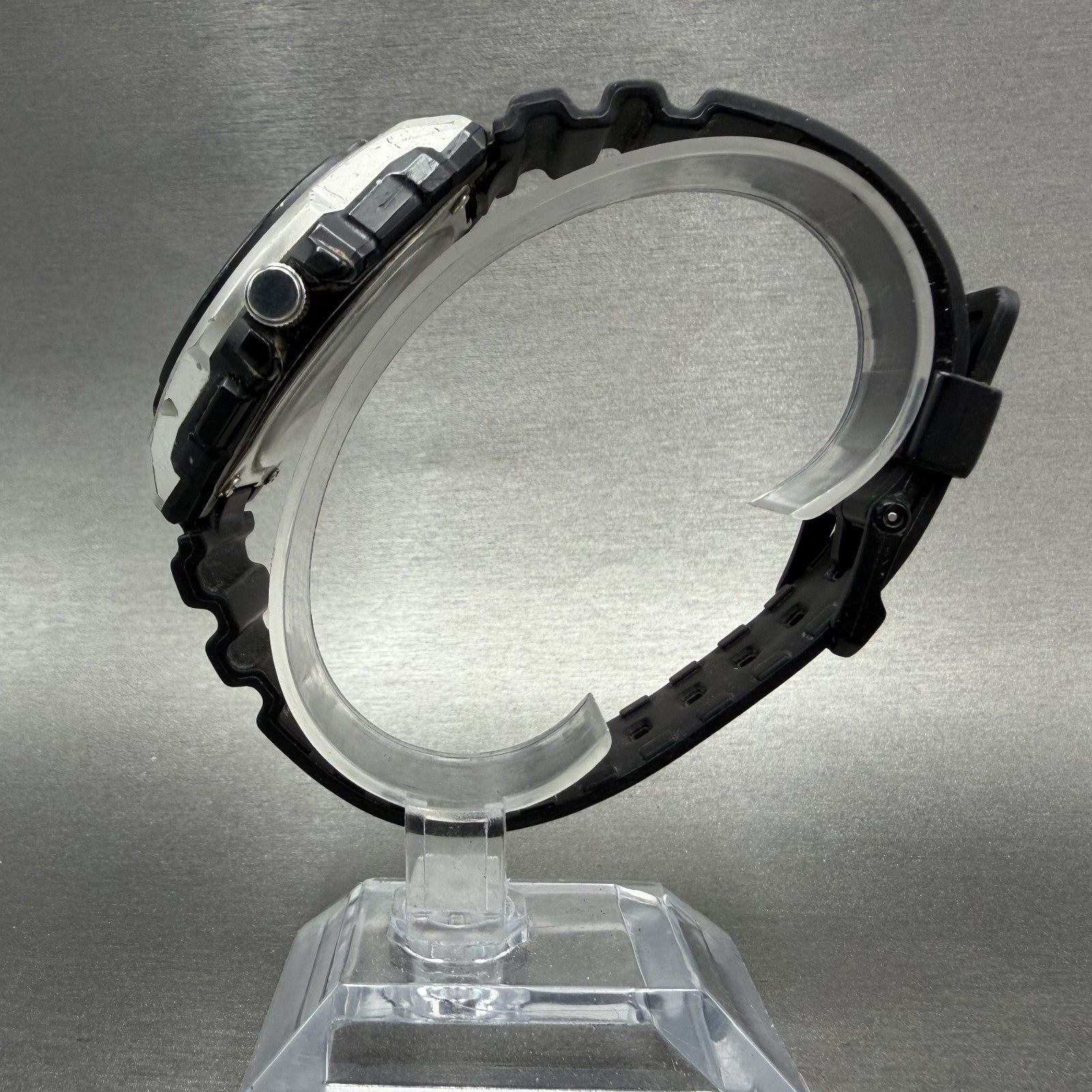 Casio Watch Men 44mm White Dial Black Tone Round MWC100H New Battery6