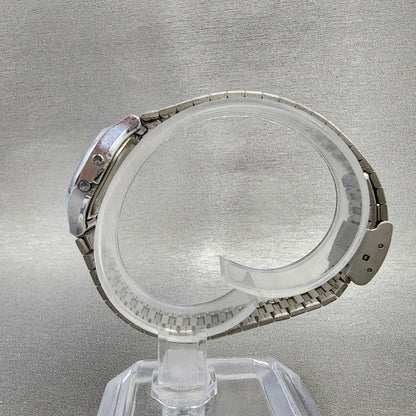 Casio L500 Watch Women 23mm Digital LCD Silver Tone Round Bracelet New Battery6
