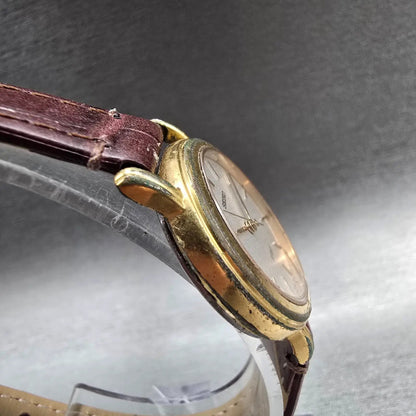 Seiko Spirit Watch Women 25mm Silver Dial Gold Tone Round 4N21-0810 New Battery3