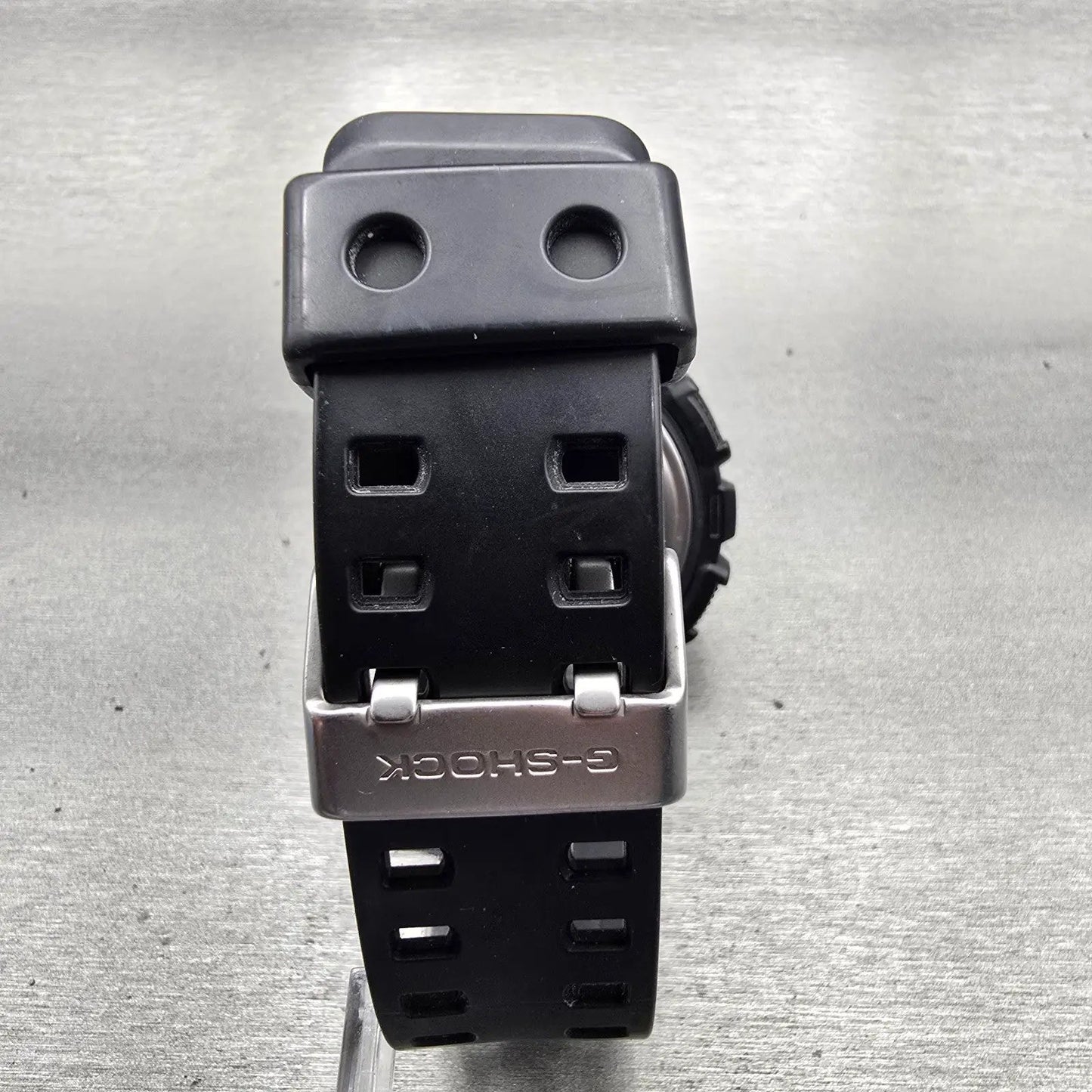 Casio G-Shock GA-100 Watch Men 50mm Black Dial Black Chrono Alarm New Battery KL7