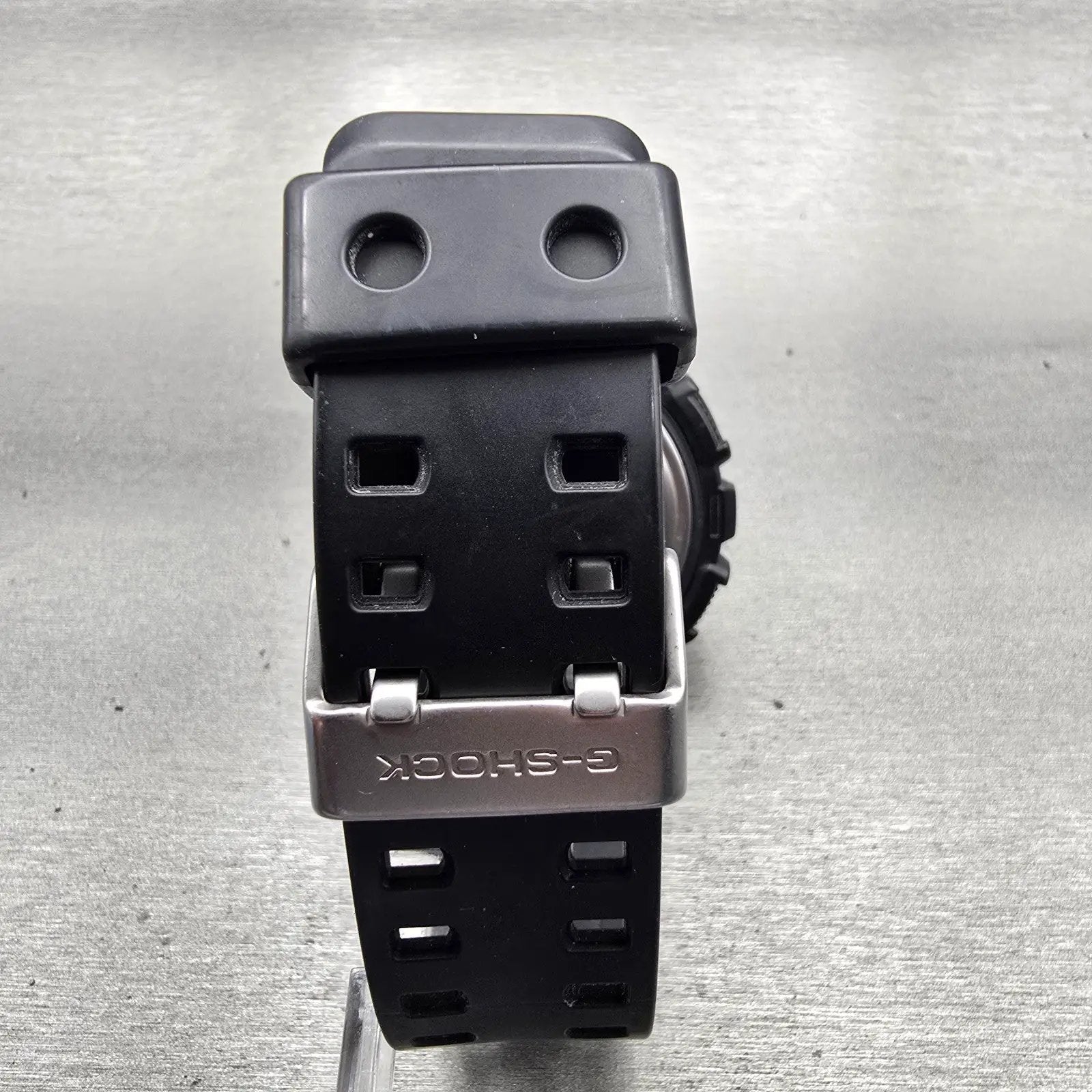 Casio G-Shock GA-100 Watch Men 50mm Black Dial Black Chrono Alarm New Battery KL7