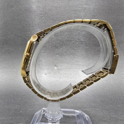 Citizen CQ Tank Watch Men 26mm Gold Dial Gold Tone Rectangle 6030-S16890 PARTS7