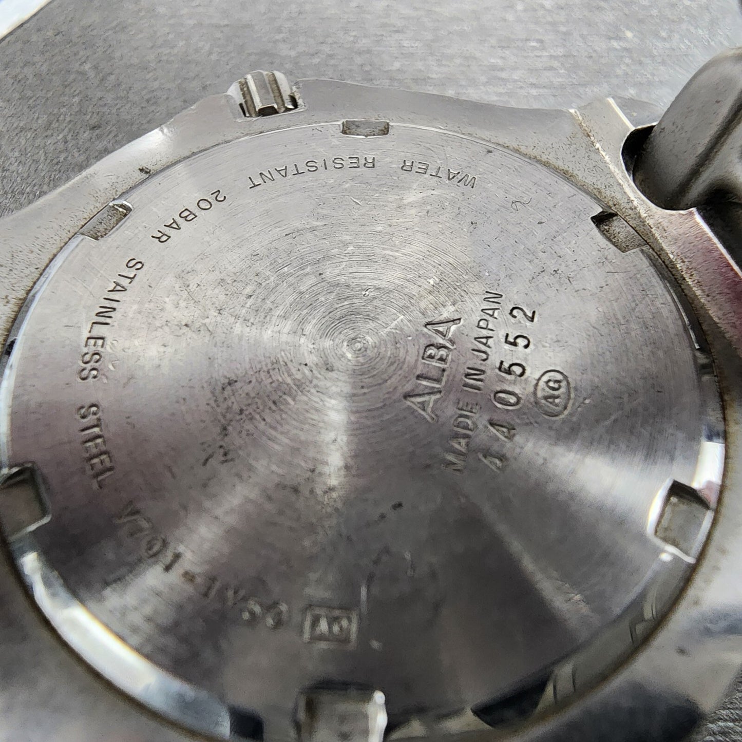 Seiko ALBA Sefaire Dive Watch Men 38mm White Dial Steel Round V7011Y50 New Batt9
