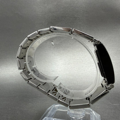 Swatch Going Out Watch Women 24mm Black Dial Black Tone Rectangle SUBB118 NewBat8